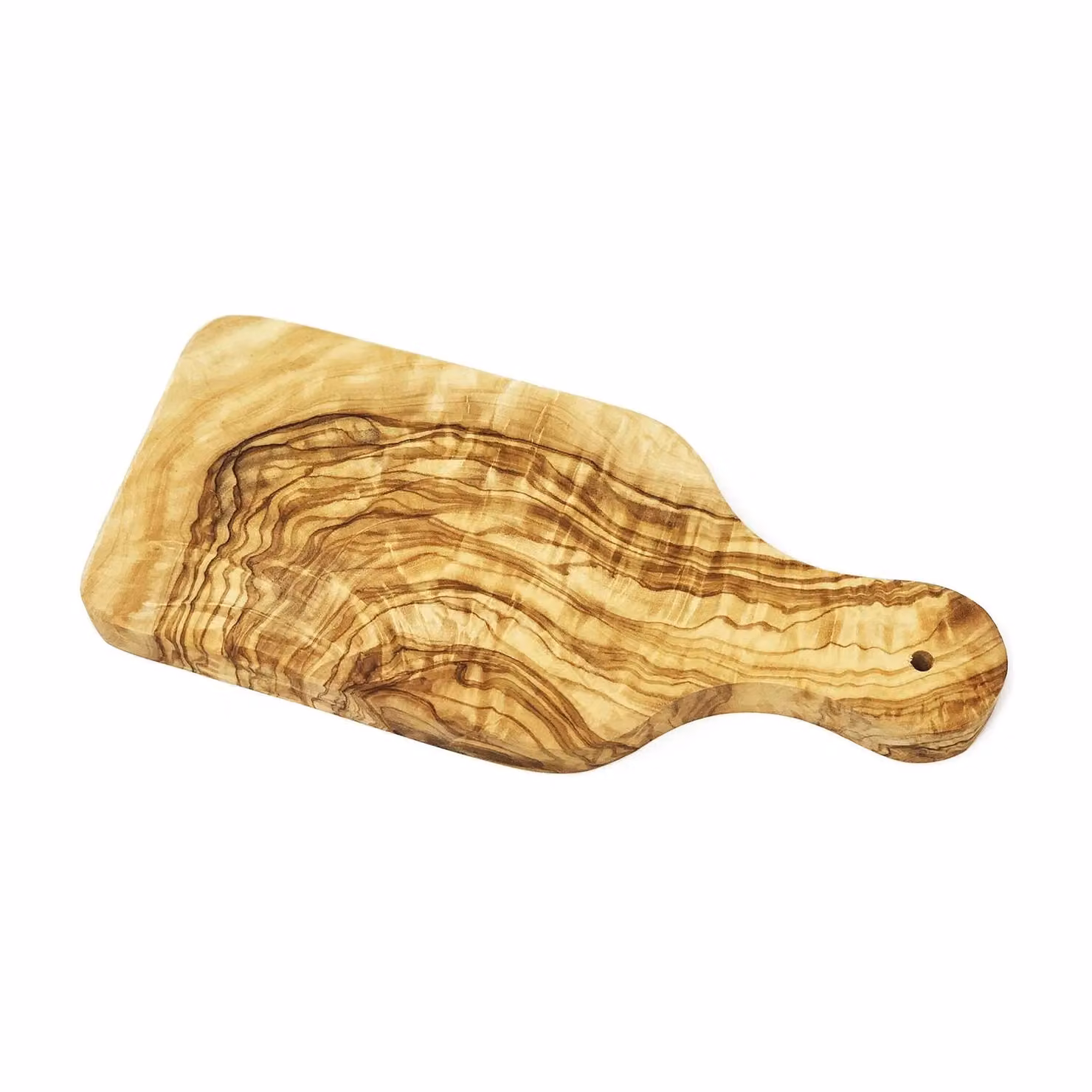 Verano Spanish Ceramics Rectangular Solid Wood Serving Board in Brown and Gold, L: 23 cm, W: 10 cm – 2