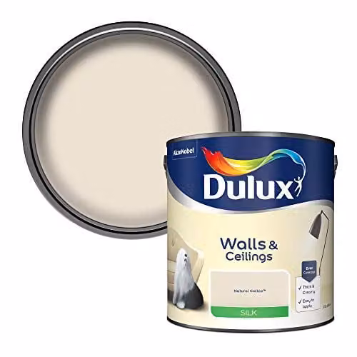Dulux Silk Emulsion Paint for Walls and Ceilings, Beige, 2.5 l – 1
