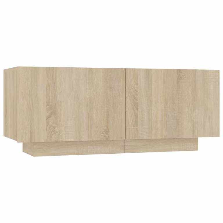 Berkfield Home Decorative Bedside Cabinet in Sonoma Oak, Light Brown, W/D/H: 100 x 35 x 40 cm