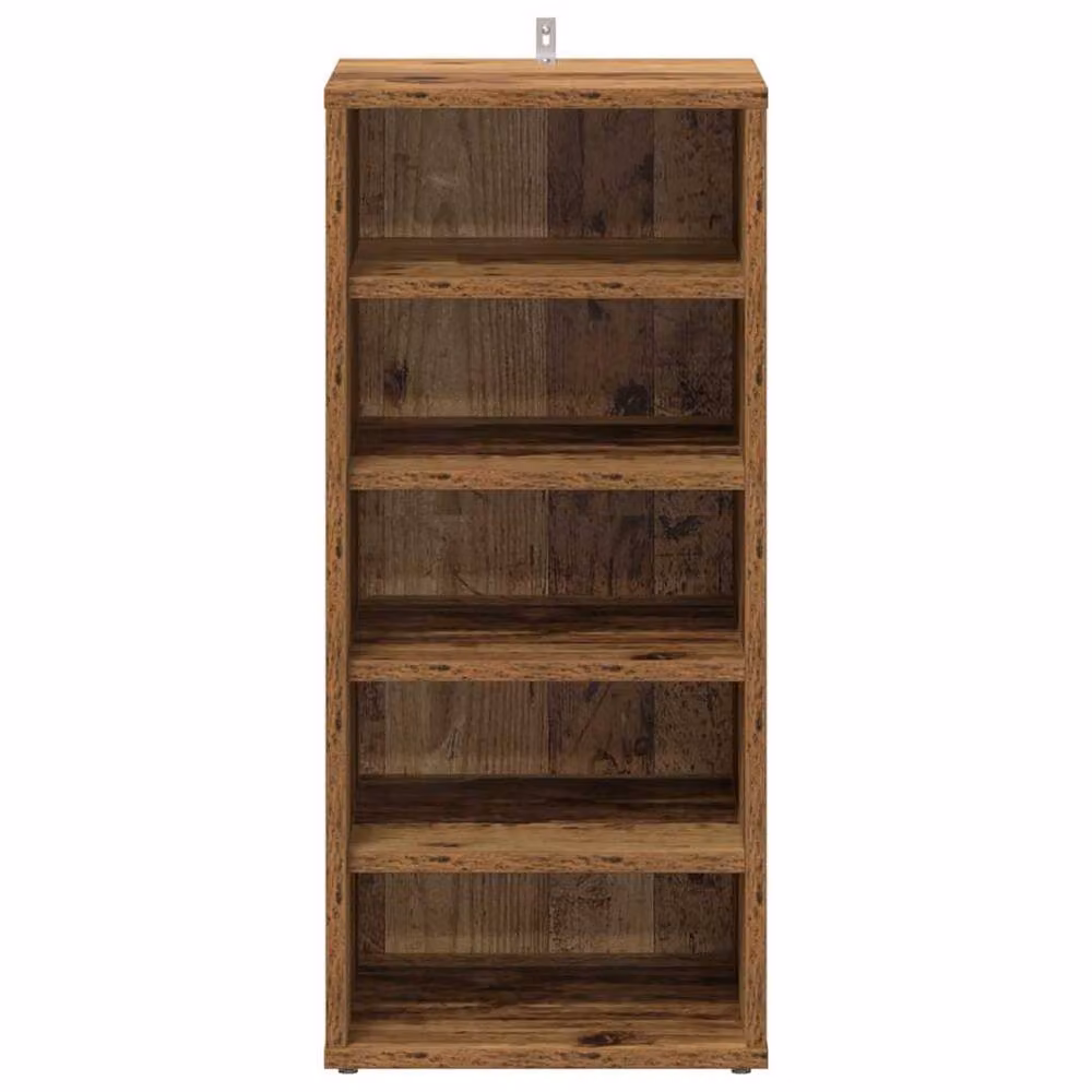 Berkfield Home Set of 2 Rustic Brown Engineered Wood Shoe Cabinets, W/D/H: 32 x 35 x 70 cm – 4