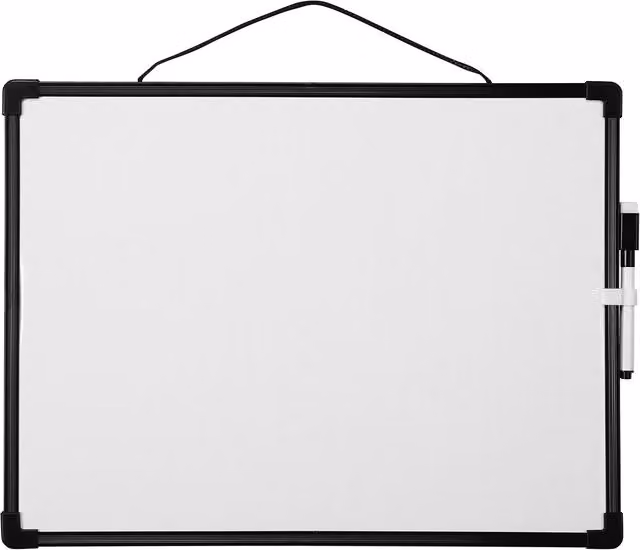 HYGRAD White Wall Whiteboard, Width: 30 cm
