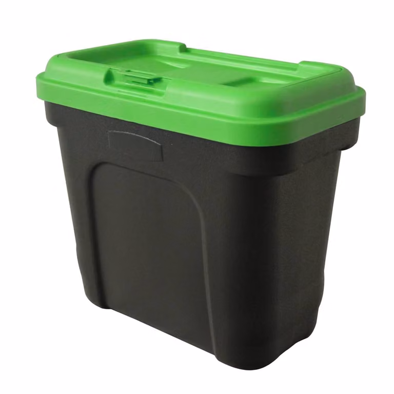 Nordara 15L Airtight Green Plastic Pet Food Storage Container Bin