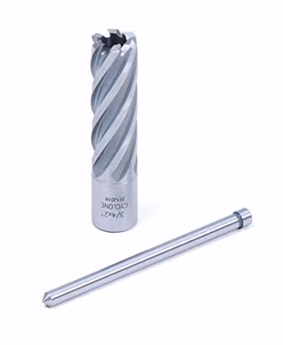 Evolution HSS Long Series Broaching Cutter in Silver, Diameter: 25 mm, Length: 50 mm