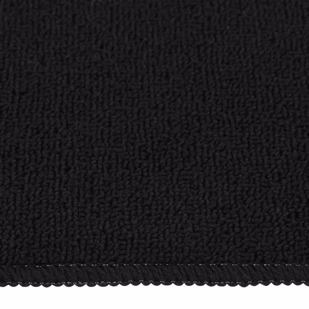 Berkfield Home Anti Slip Rectangular Stair Mats, 15 Pack, Black, W: 75 cm, D: 20 cm – 3