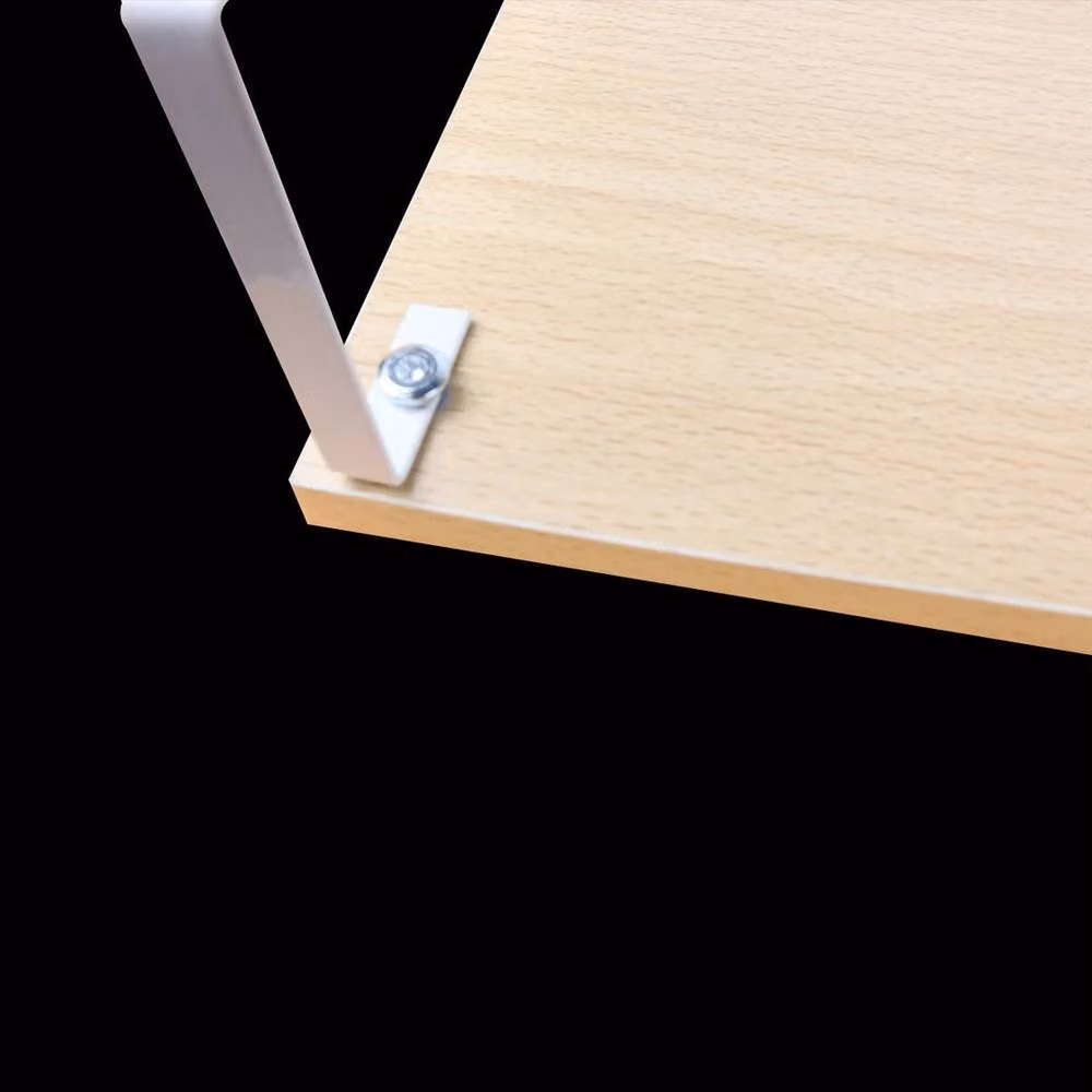 PAWNORA White Monitor Stand Riser Desktop Screen Holder Shelf W/D/H: 30 x 30 x 30 cm – 3