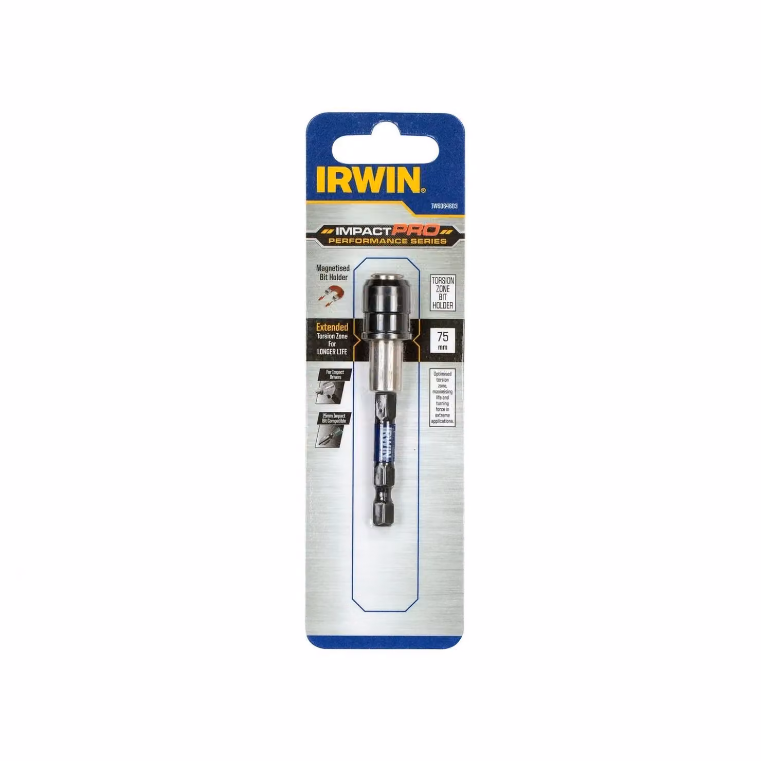 IRWIN Impact Pro Performance Magnetic Torsion Bit Holder, Multicolour – 2