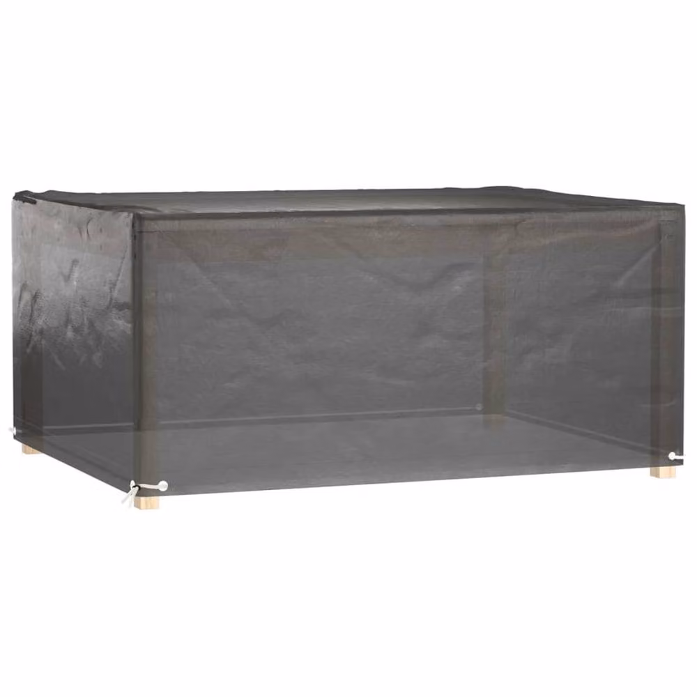 Berkfield Home Durable Garden Furniture Covers, 2 Pack, Black, W/D/H: 180 x 135 x 80 cm – 3