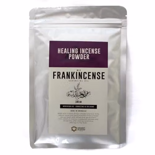 KDMD Frankincense Healing Incense Powder, 100g, Dark Brown