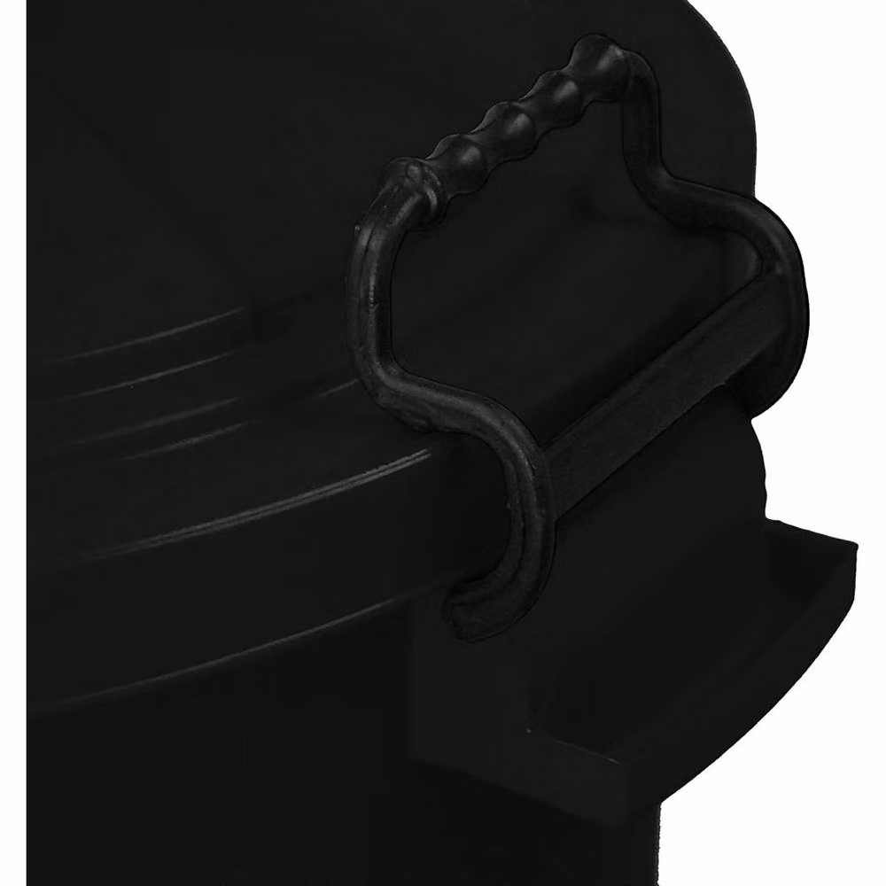 FLAVORA Black Plastic Bins, 2 x 85L – 2