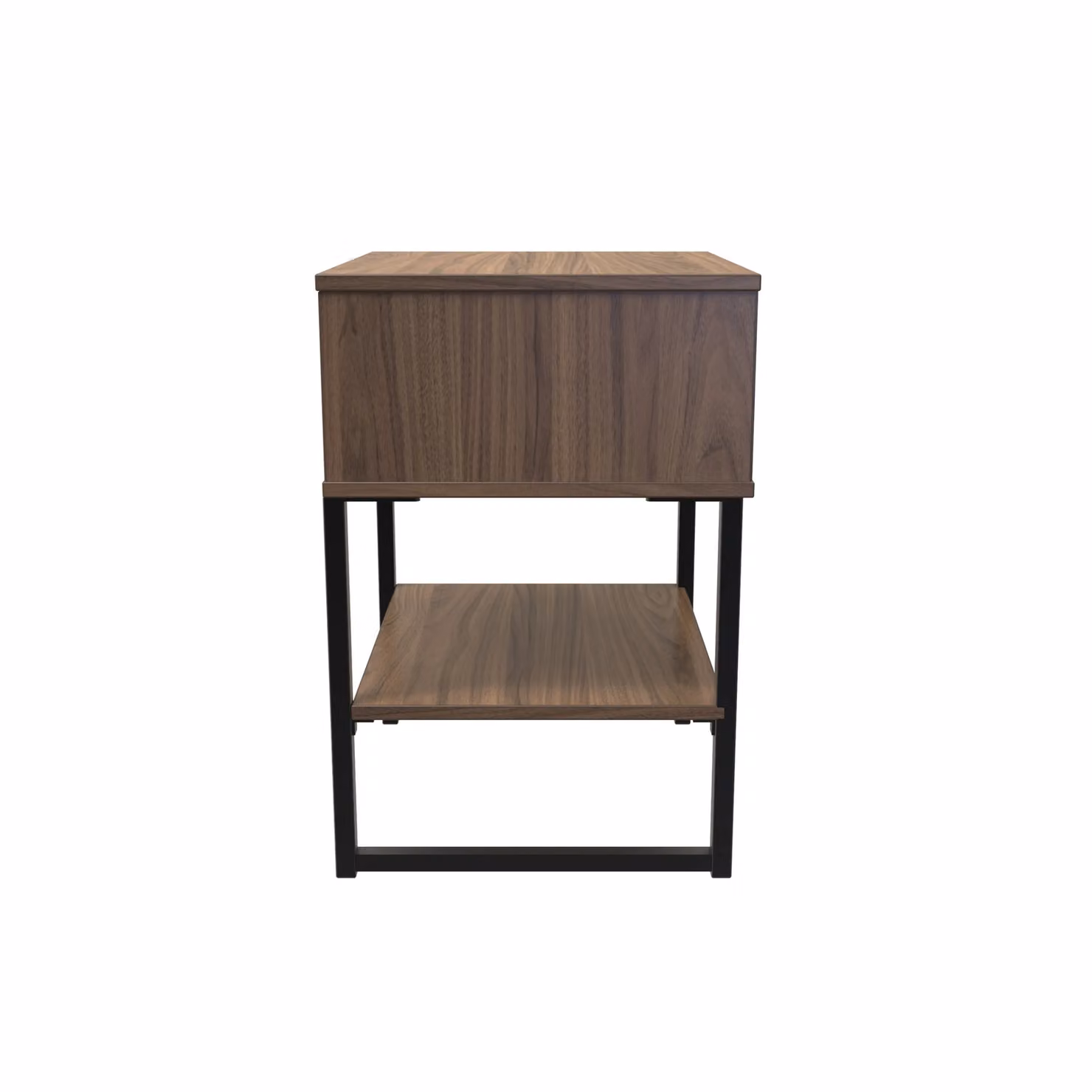 2 U Tamworth Ready Assembled Double Open Unit in Walnut – 2