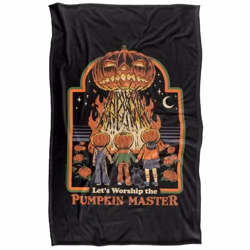 Steven Rhodes Pumpkin Master Silky Touch Super Soft Fleece Throw Blanket, Multicolour, W/D/H: 91 x 147 cm – 5