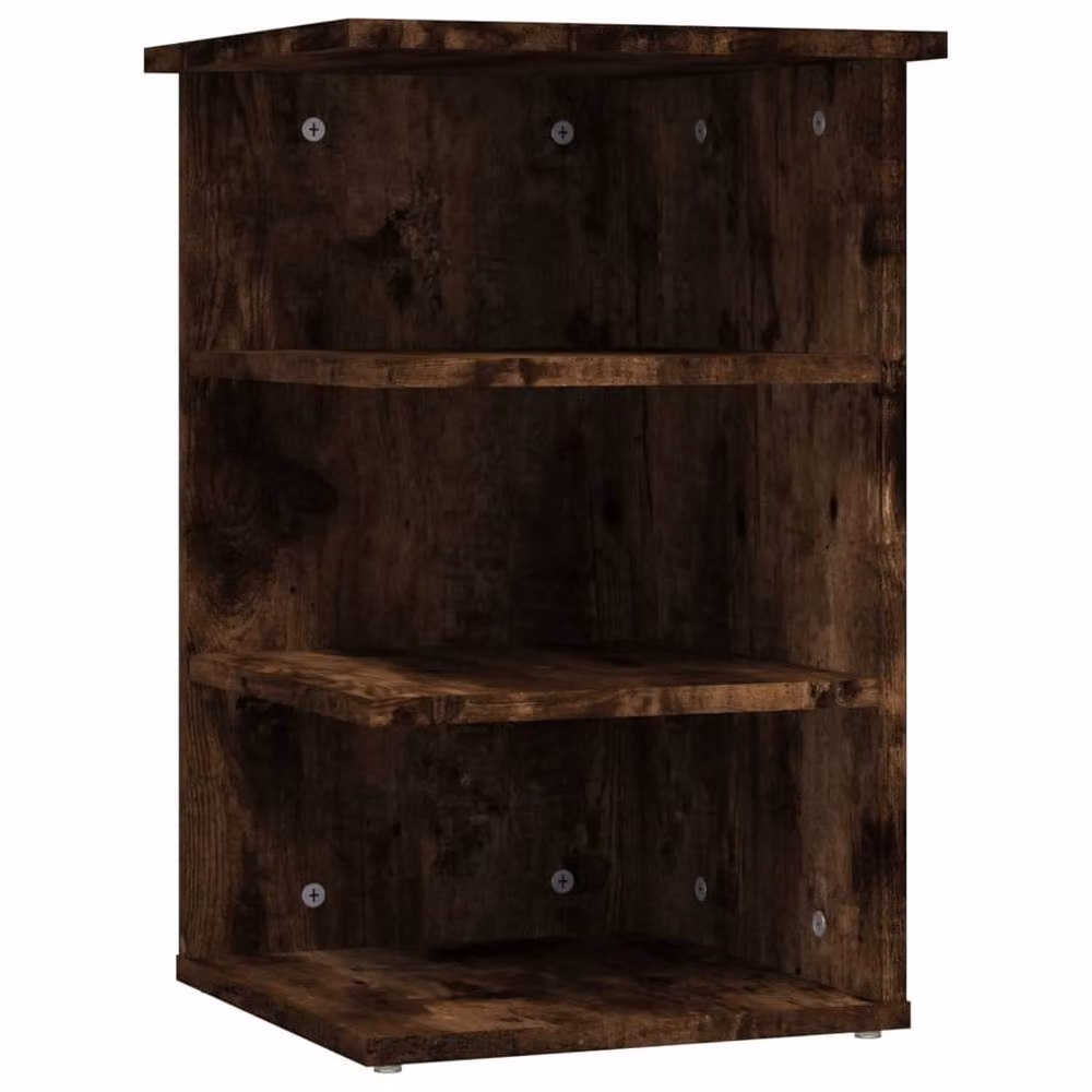 Berkfield Home Smoked Oak Side Cabinet in Brown, W/D/H: 35 x 35 x 55 cm – 3