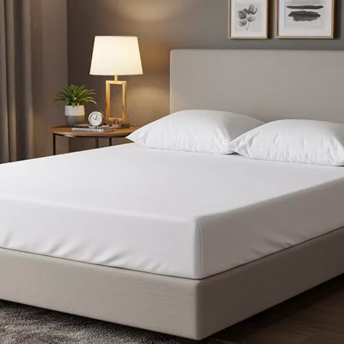 Snug City Single 200 Thread Count Cotton Fitted Sheet in White, 30cm Extra Deep – 3
