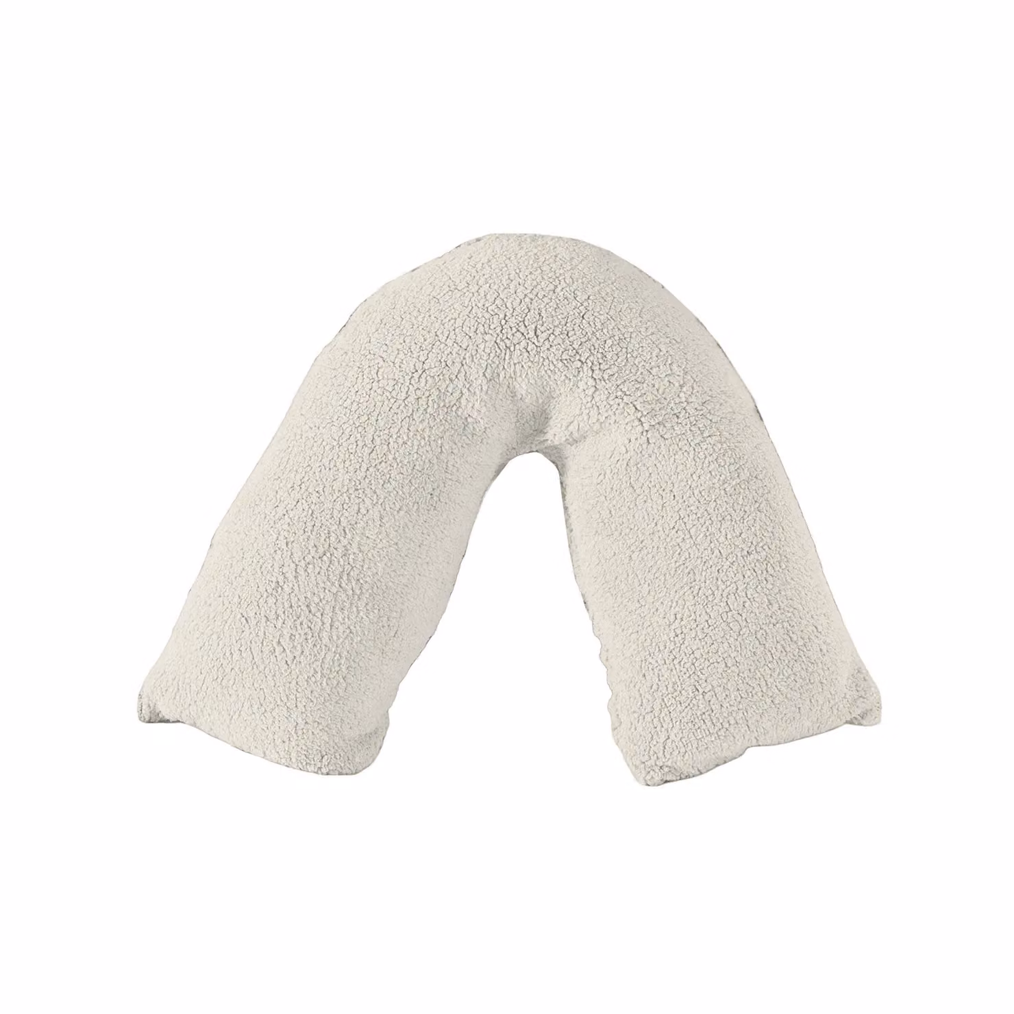 Snug City Home Sweet Home UK Teddy Fleece V Shaped Pillowcase in Beige – 2