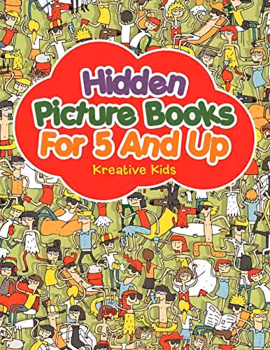 Kreative Kids Hidden Picture Books for Ages 5 and Up, Multicolour, W: 27.94 cm, H: 27.94 cm