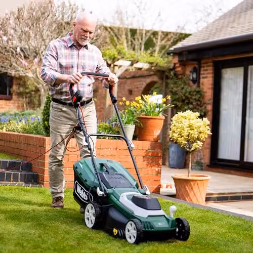 Webb Supreme WEER40RR Electric Rotary Lawnmower with Rear Roller, 1800W Motor, 40cm Cutting Width and 45L Collection Bag – 2