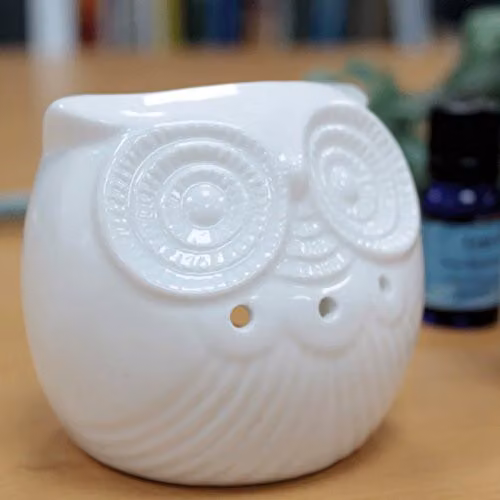 KDMD Classic White Ceramic Tealight Oil Burner – 2