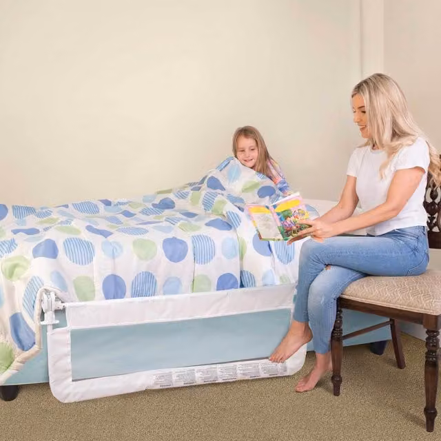 Dreambaby Prague Bedrail, White, W: 110 cm, H: 45 cm