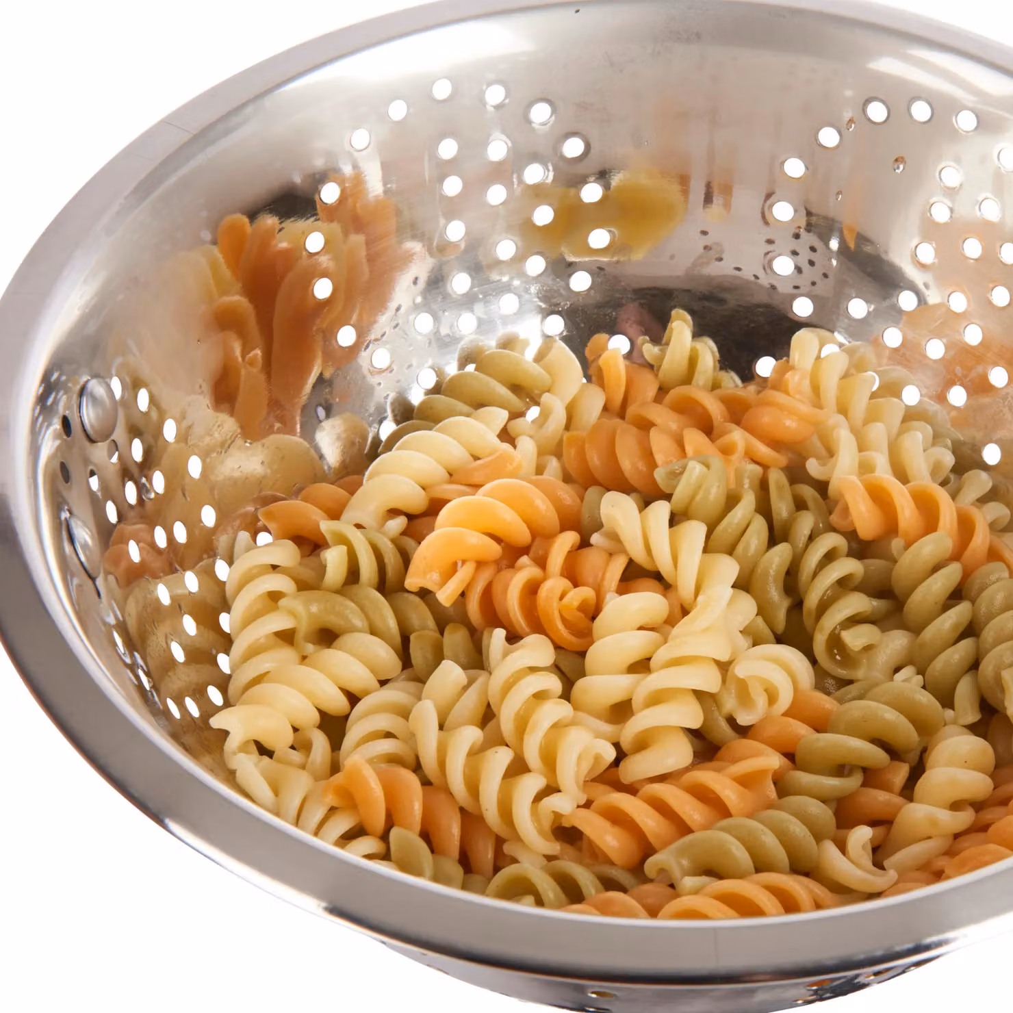 KitchenCraft Stainless Steel Silver Colander with Feet and Handles, 24 cm – 2