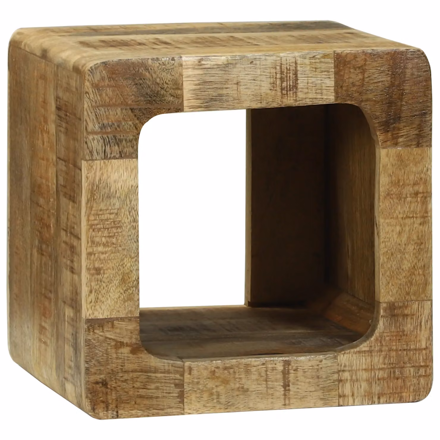 Berkfield Home Brown Mango Wood TV Unit, W/D/H: 36 x 36 x 30 cm – 3