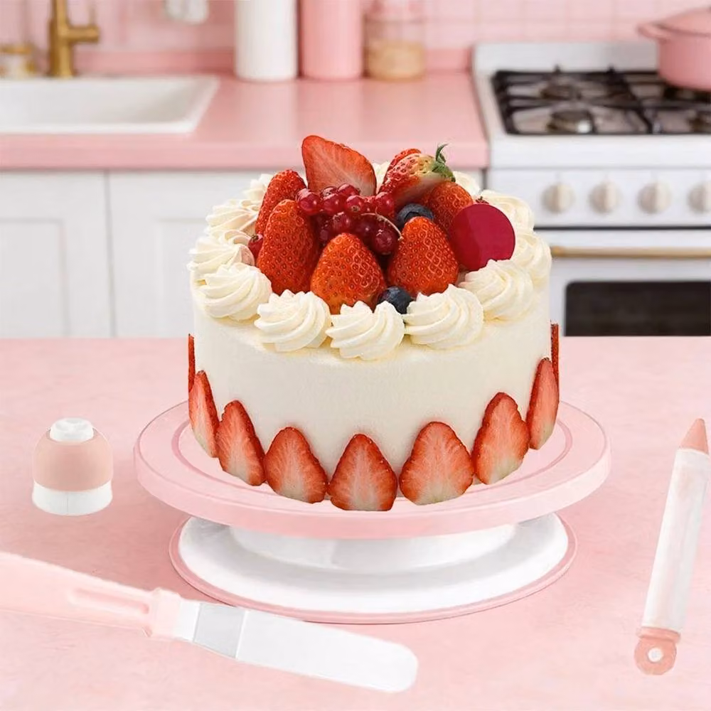 FLAVORA 137 Piece Complete Cake Decorating Kit in Pink – 1