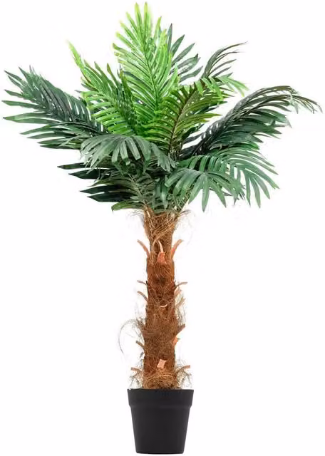 Havendro Artificial Green Mediterranean Palm Tree Tabletop Potted Plant Decor – 1