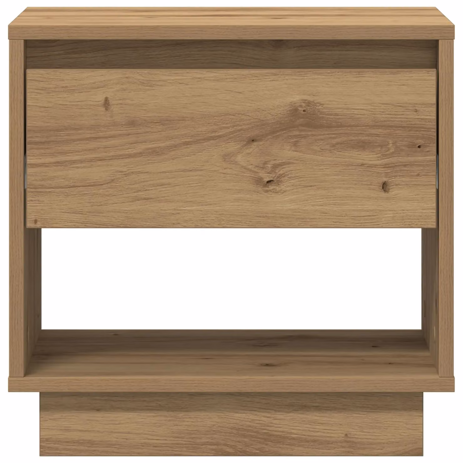Berkfield Home Artisan Oak Bedside Cabinet Set of 2, Brown, W/D/H: 45 x 34 x 47 cm – 3
