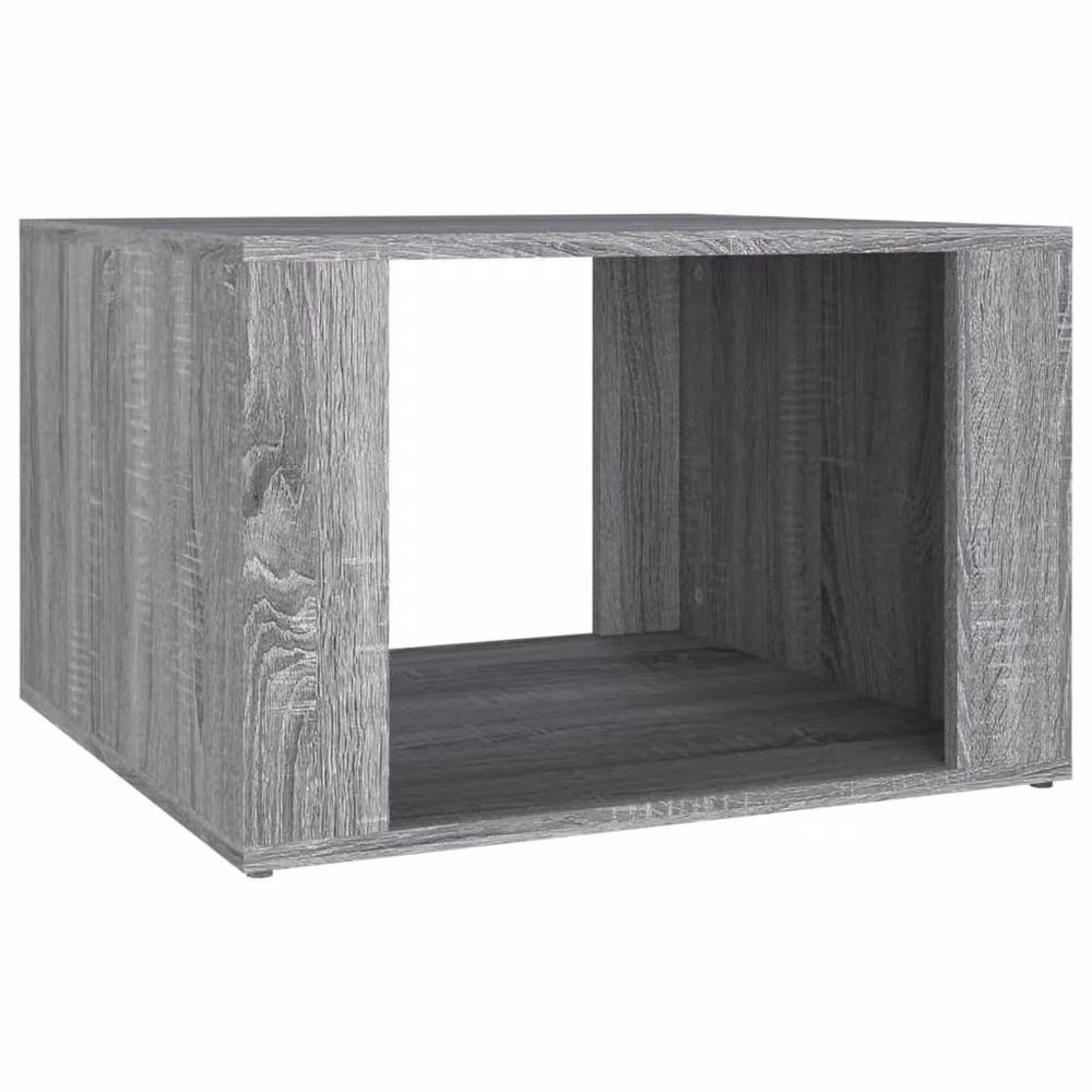 Berkfield Home Elegant Bedside Table in Grey Sonoma, W: 57 cm, D: 55 cm, H: 36 cm – 2