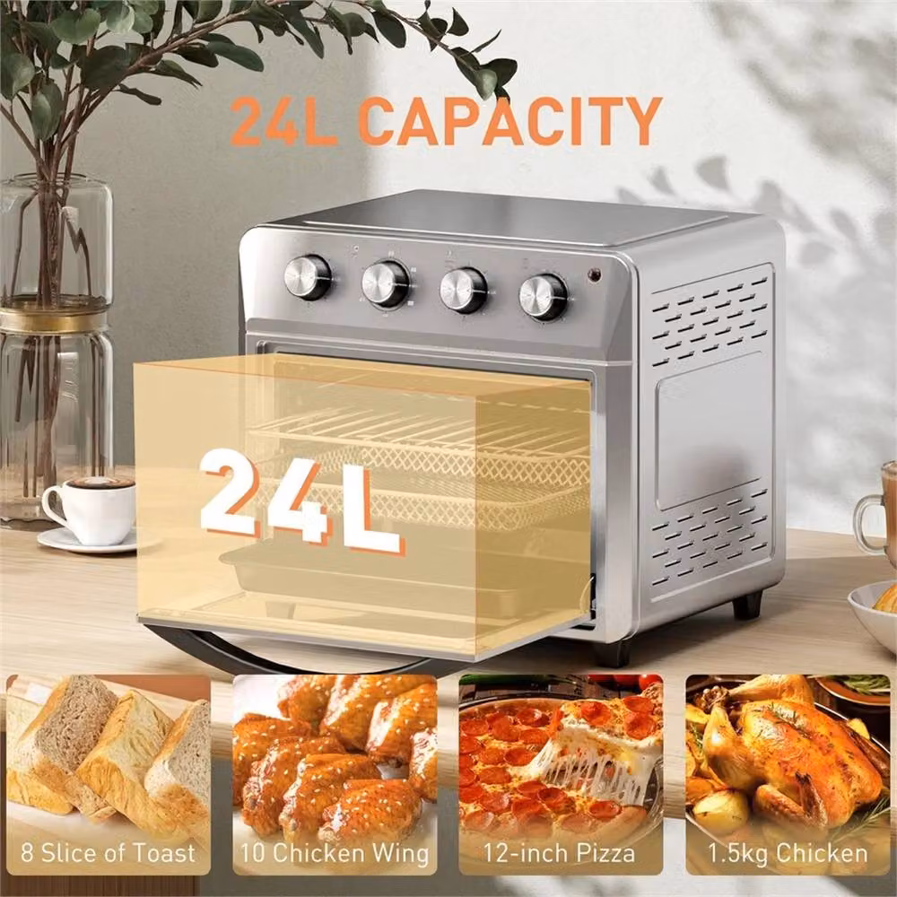 KORVIXA 24L Hot Air Fryer Oven in Silver – 4