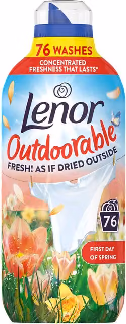Lenor Outdoorable Concentrated Fabric Conditioner First Day of Spring Multicolour