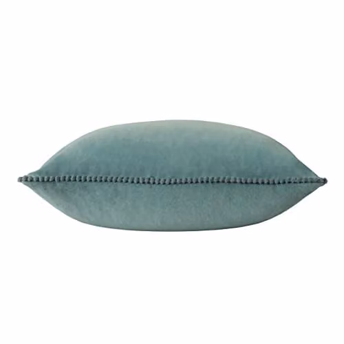 Furn Cosmo Blue Velvet Square Cushion, W/D/H: 45 x 45 x 45 cm – 2