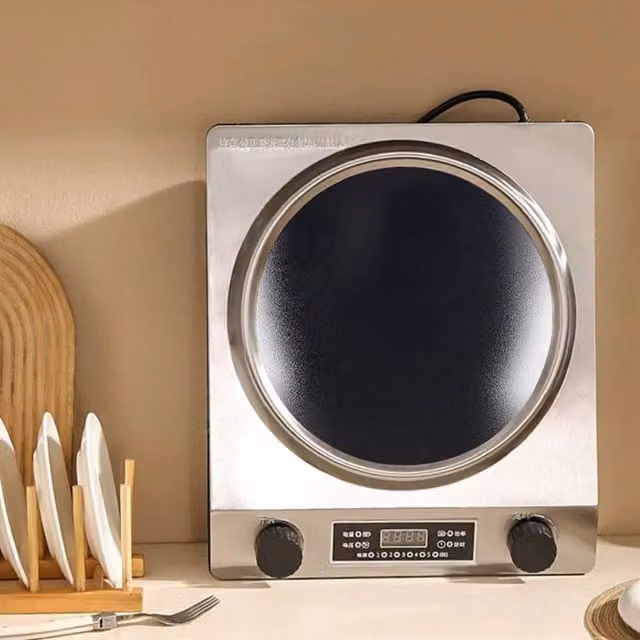 SPETLEK 5000W Commercial Electric Induction Stove in Silver – 1