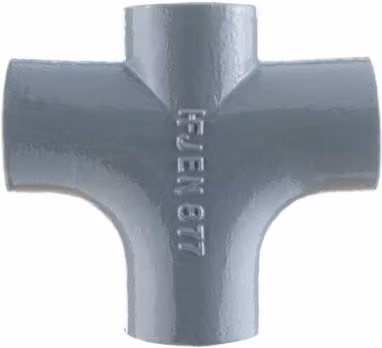 Halifax Grey Cast Iron Double Rad Curve Branch Drainage 88 Degree x 100mm and 100mm