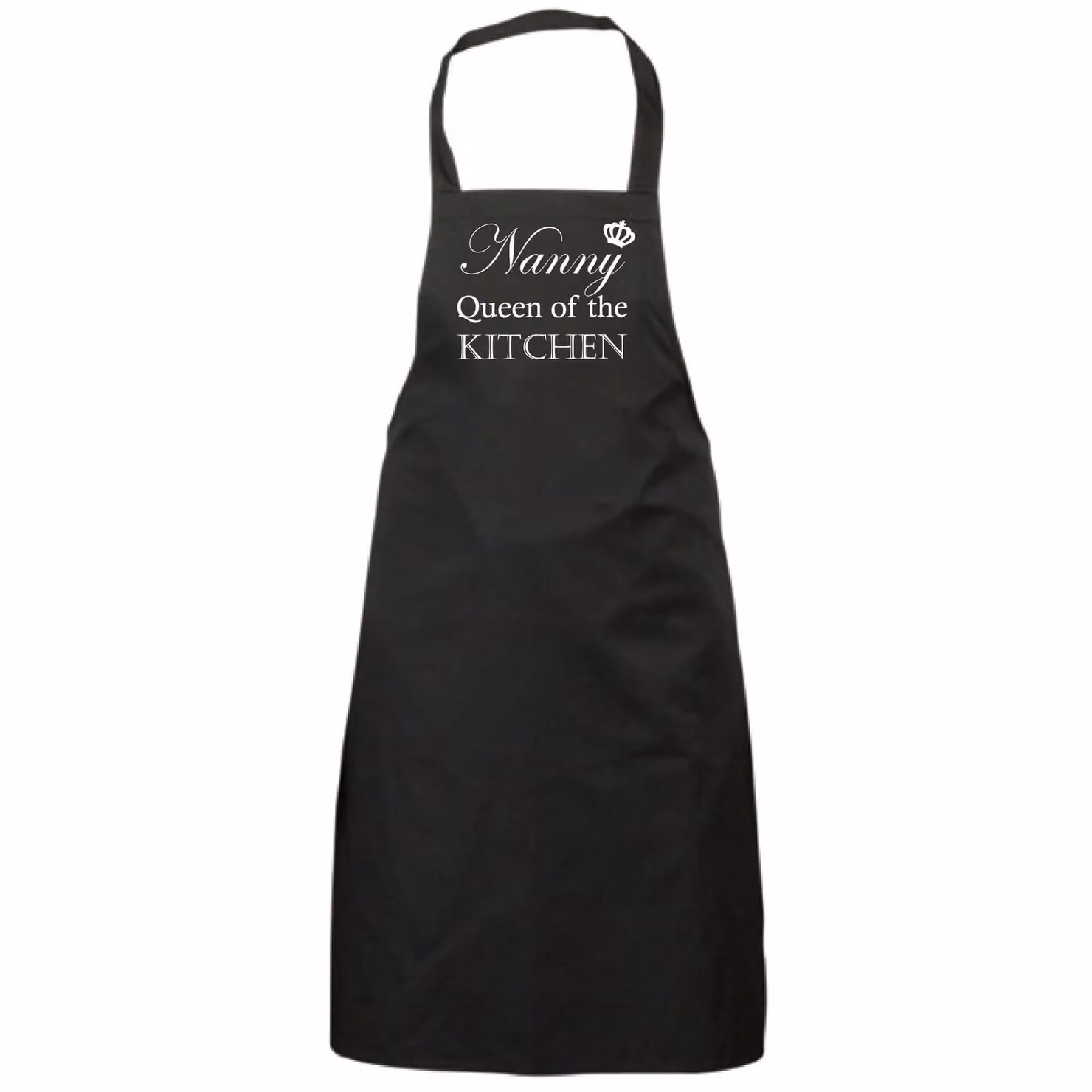60 Second Makeover Nanny Queen Of The Kitchen Black Apron for Women – 2