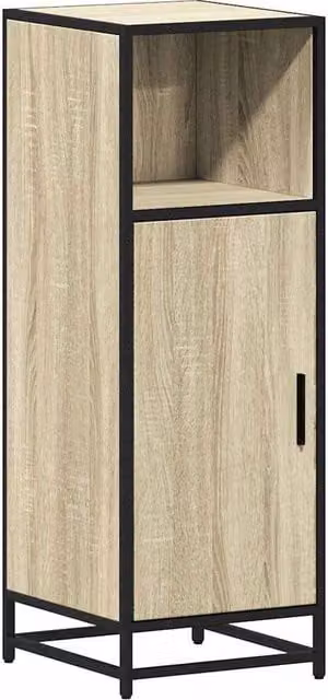 Berkfield Home Bathroom Cabinet in Sonoma Oak, W/D/H: 35 x 37.5 x 100 cm – 1