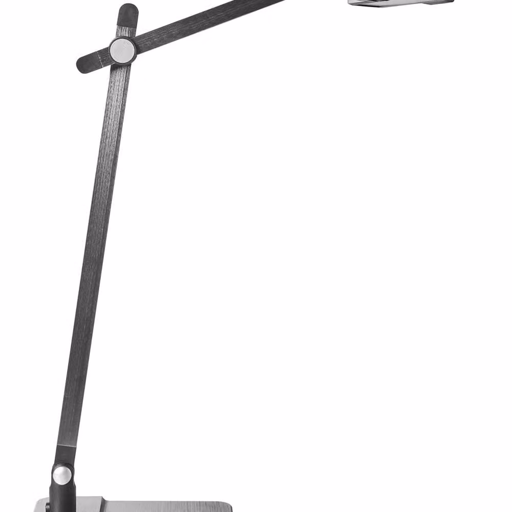Wyld and Coco Grey Metal Desk Lamp with Adjustable Arm, Dimmable Touch Control and Timer – 2