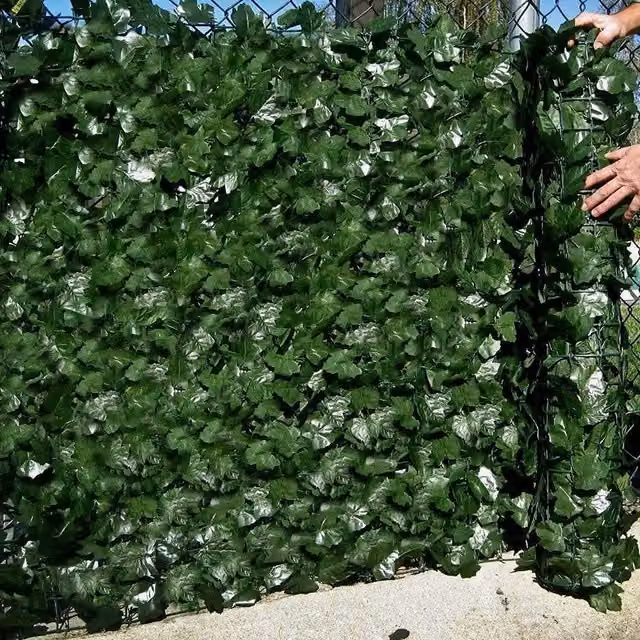 Best Artificial English Ivy Leaf Wall Screening, Green, W: 3 m, H: 1 m