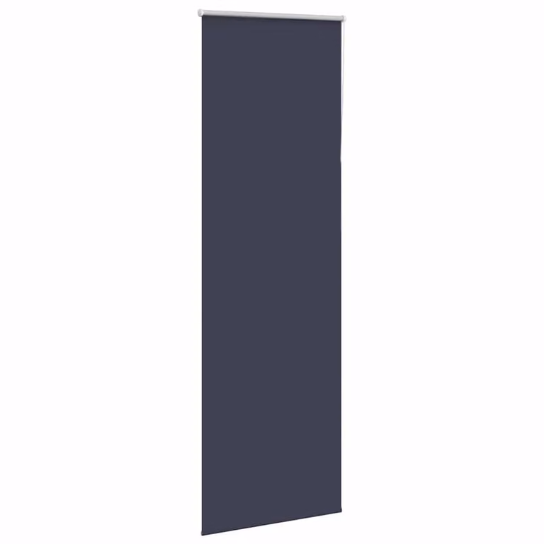 Berkfield Home Marine Blackout Roller Blind, Blue Polyester, W: 80 cm, H: 230 cm