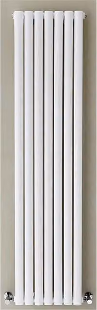 Clifton White Vertical Single Panel Radiator H 180 cm x W 30 cm