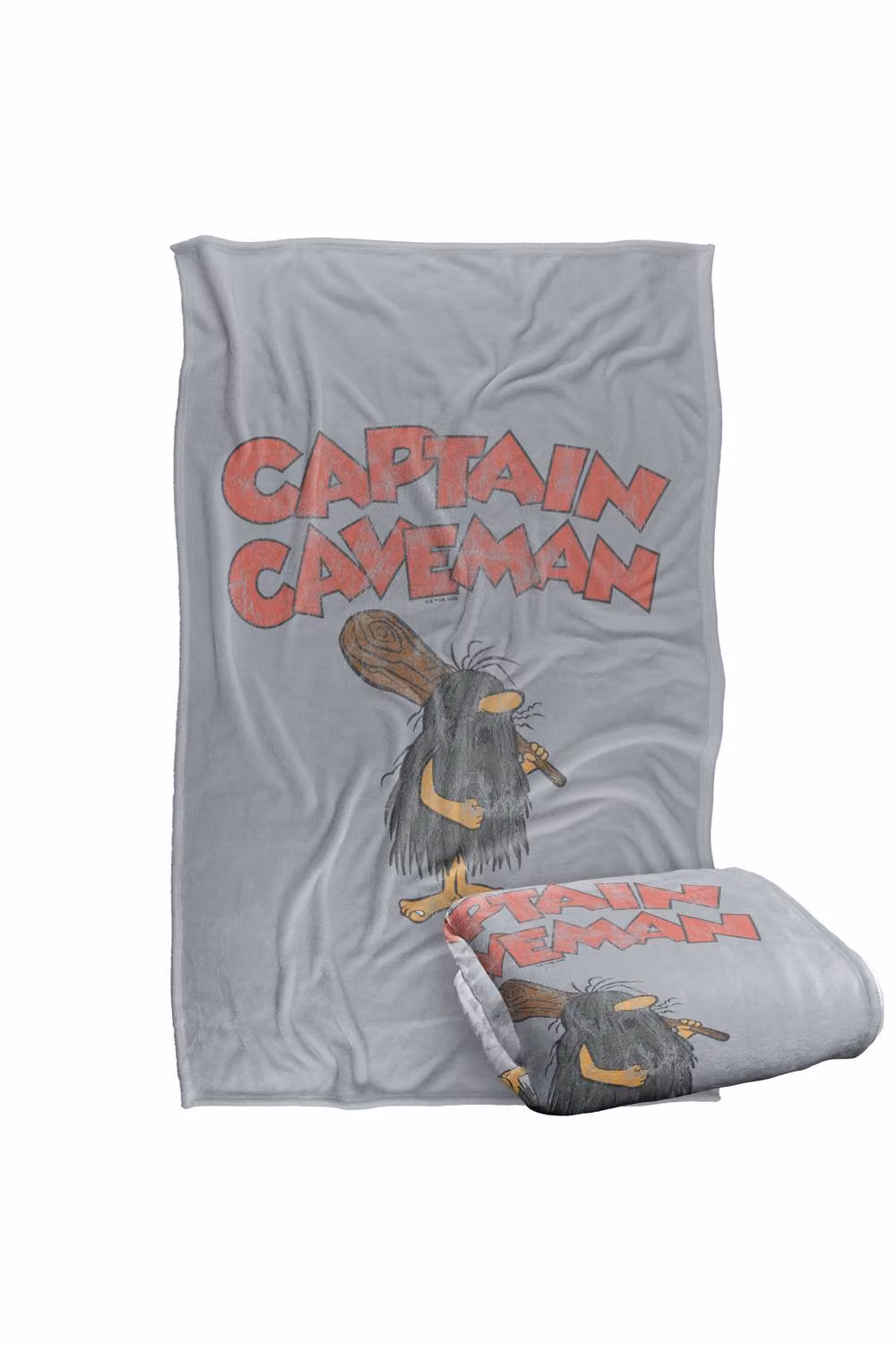 Warner Bros. Wacky Races Captain Caveman Extra Large Silky Touch Super Soft Fluffy Polyester Throw Blanket in Multicolour – 2