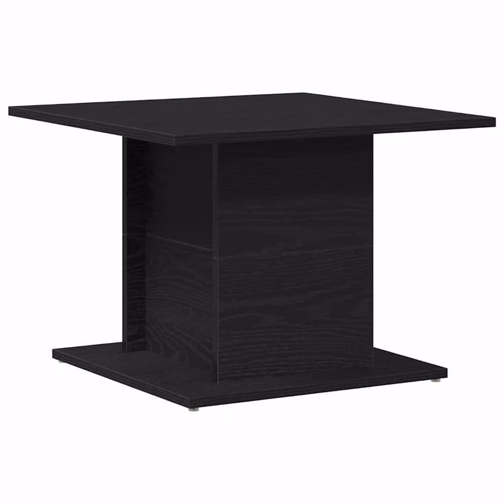 Berkfield Home Elegant Square Coffee Table in Black Oak, W/D/H: 55.5 x 55.5 x 40 cm – 2