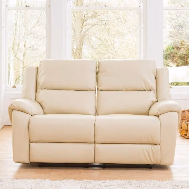 Artemis Home Brookhaven 2 Seat Electric Recliner Sofa in Beige