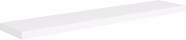 Berkfield Home White Floating Wall Shelf, W/D/H: 120 x 23.5 x 3.8 cm – 1