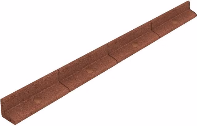 Monstershop Flexible Lawn Edging with Mallet, Terracotta, 31.2m Length – 1