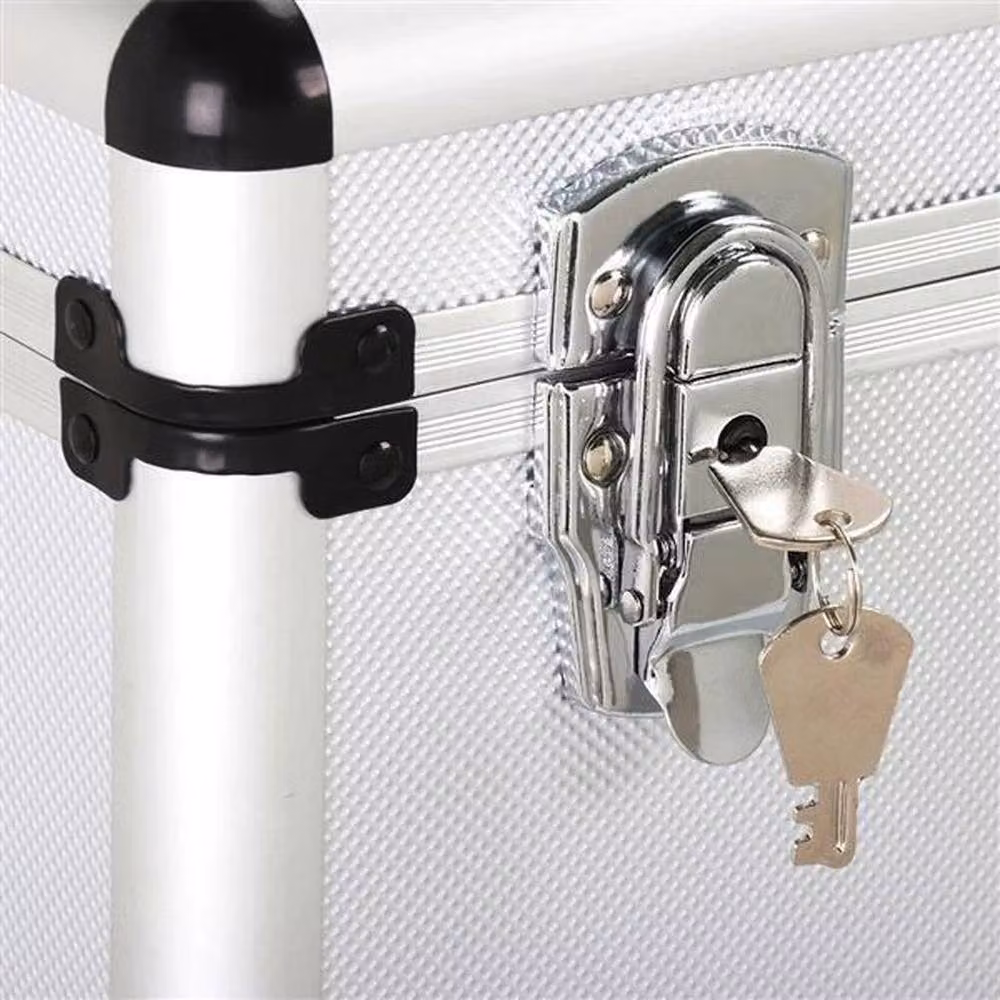 EONLION Silver Aluminum Storage Box Case – 2