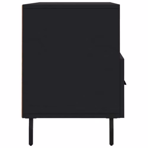 vidaXL Modern Black TV Cabinet in MDF and Metal, W: 102 cm, D: 36 cm, H: 50 cm – 4