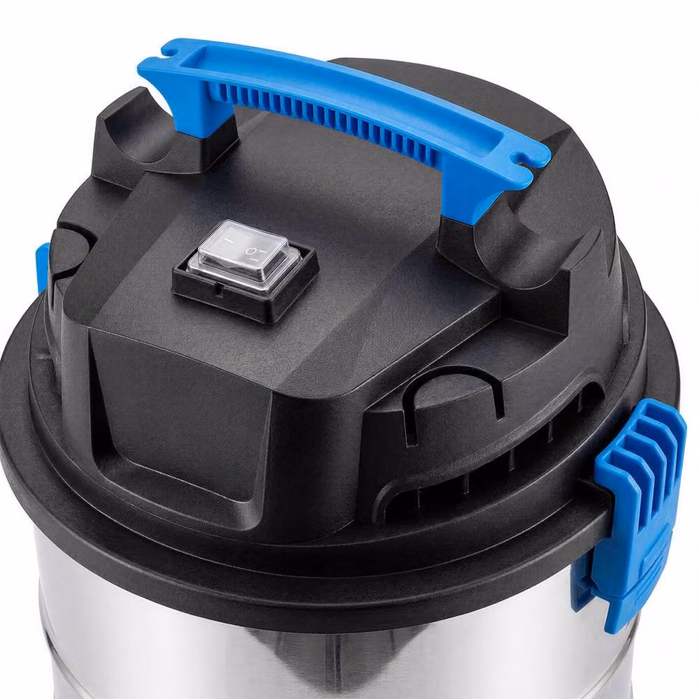 Spector 1200W Wet and Dry Industrial Vacuum Cleaner with Blowing Function, 20L, Silver – 6