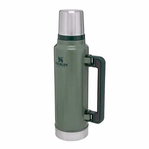 Stanley 1913 Classic Legendary Vacuum Insulated Stainless Steel Thermal Flask, 1.4 l, Green