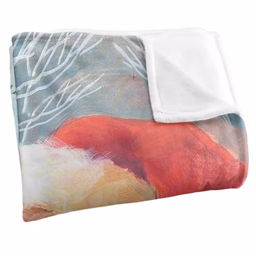JQ Licensing Christmas Santa and New Fawn Super Soft Fleece Throw Blanket, White, W/D: 152 x 127 cm – 2