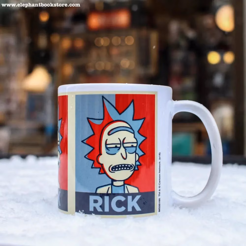 Rick & Morty Ceramic Campaign Mug in White – 3